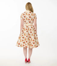 Load image into Gallery viewer, UNIQUE VINTAGE - ROOSTER SWING DRESS
