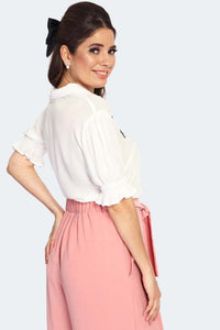 VOODOO VIXEN- EMBROIDERED BLOUSE