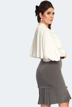 Load image into Gallery viewer, VOODOO VIXEN- CAPE OPEN SLEEVE BLOUSE

