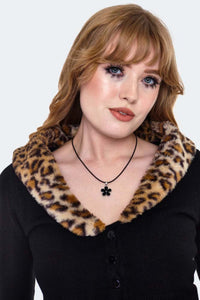 VOODOO VIXEN- LEOPARD TRIM 2PC SWEATER SET