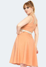 Load image into Gallery viewer, VOODOO VIXEN- PEACH SWEETHEART DRESS
