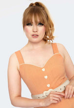 Load image into Gallery viewer, VOODOO VIXEN- PEACH SWEETHEART DRESS
