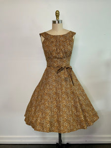 FINAL SALE HEART OF HAUTE- LEOPARD AMANDA DRESS