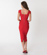 Load image into Gallery viewer, FINAL SALE UNIQUE VINTAGE X BARBIE RED DRESS
