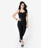Load image into Gallery viewer, JUMPSUIT- 1950&#39;S CROPPED PANT HALTER
