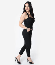 Load image into Gallery viewer, JUMPSUIT- 1950&#39;S CROPPED PANT HALTER
