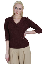 Load image into Gallery viewer, VOODOO VIXEN | BURGUNDY BOBBI TOP
