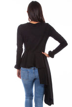 Load image into Gallery viewer, SCULLY- ASYMETRICAL PEPLUM TOP
