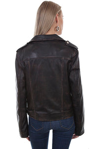 SCULLY- DISTRESSED MOTO JACKET