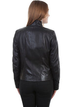 Load image into Gallery viewer, SCULLY- BLACK LEATHER JACKET
