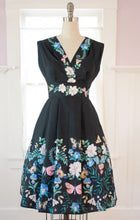 Load image into Gallery viewer, FINAL SALE HEART OF HAUTE- BUTTERFLY BORDER DRESS

