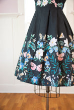 Load image into Gallery viewer, FINAL SALE HEART OF HAUTE- BUTTERFLY BORDER DRESS
