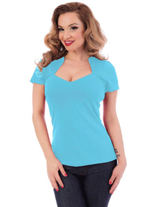 FINAL SALE STEADY- SOPHIA TOP TURQUOISE OR GREEN