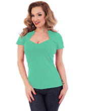 Load image into Gallery viewer, FINAL SALE STEADY- SOPHIA TOP TURQUOISE OR GREEN
