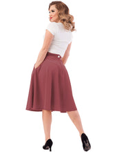 Load image into Gallery viewer, STEADY- HI WAIST CIRCLE SKIRT
