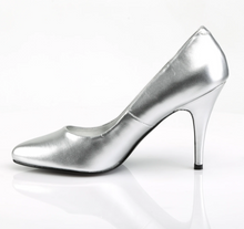 Load image into Gallery viewer, PLEASER- VANITY PUMPS SILVER OR ROSE GOLD
