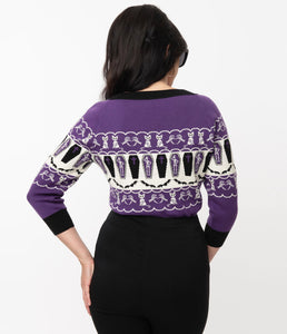 FINAL SALE UNIQUE VINTAGE- KNIT PATTERNED SWEATER