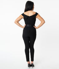 Load image into Gallery viewer, UNIQUE VINTAGE- OFF SHOULDER JUMPSUIT
