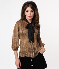 Load image into Gallery viewer, SMAK PARLOUR- LEOPARD BLOUSE
