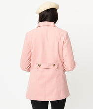 Load image into Gallery viewer, UNIQUE VINTAGE- PINK PEACOAT

