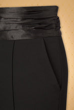 Load image into Gallery viewer, VINTAGE DIVA- CHLOE SWING PANTS BLACK
