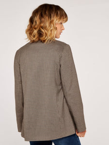 APRICOT- TAN CHECK JACKET