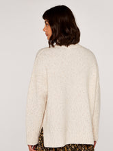Load image into Gallery viewer, FINAL SALE APRICOT- DIAMOND KNIT SWEATER
