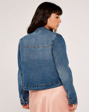 Load image into Gallery viewer, APRICOT- DENIM JACKET

