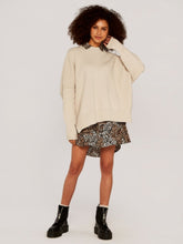 Load image into Gallery viewer, APRICOT- LEOPARD SHIRT DRESS
