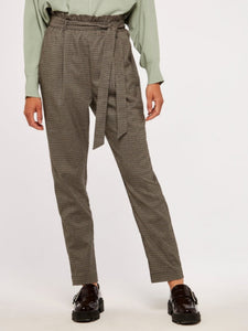 APRICOT- TIE WAIST TROUSERS