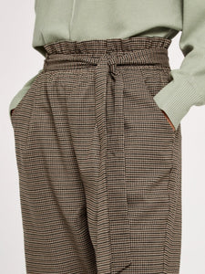 APRICOT- TIE WAIST TROUSERS