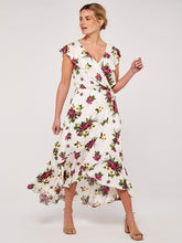 Load image into Gallery viewer, APRICOT- RUFFLE MIDI DRESS 511828
