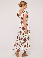 Load image into Gallery viewer, FINAL SALE APRICOT- RUFFLE MIDI DRESS
