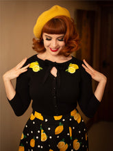 Load image into Gallery viewer, COLLECTIF- LEMON SWEATER TOP
