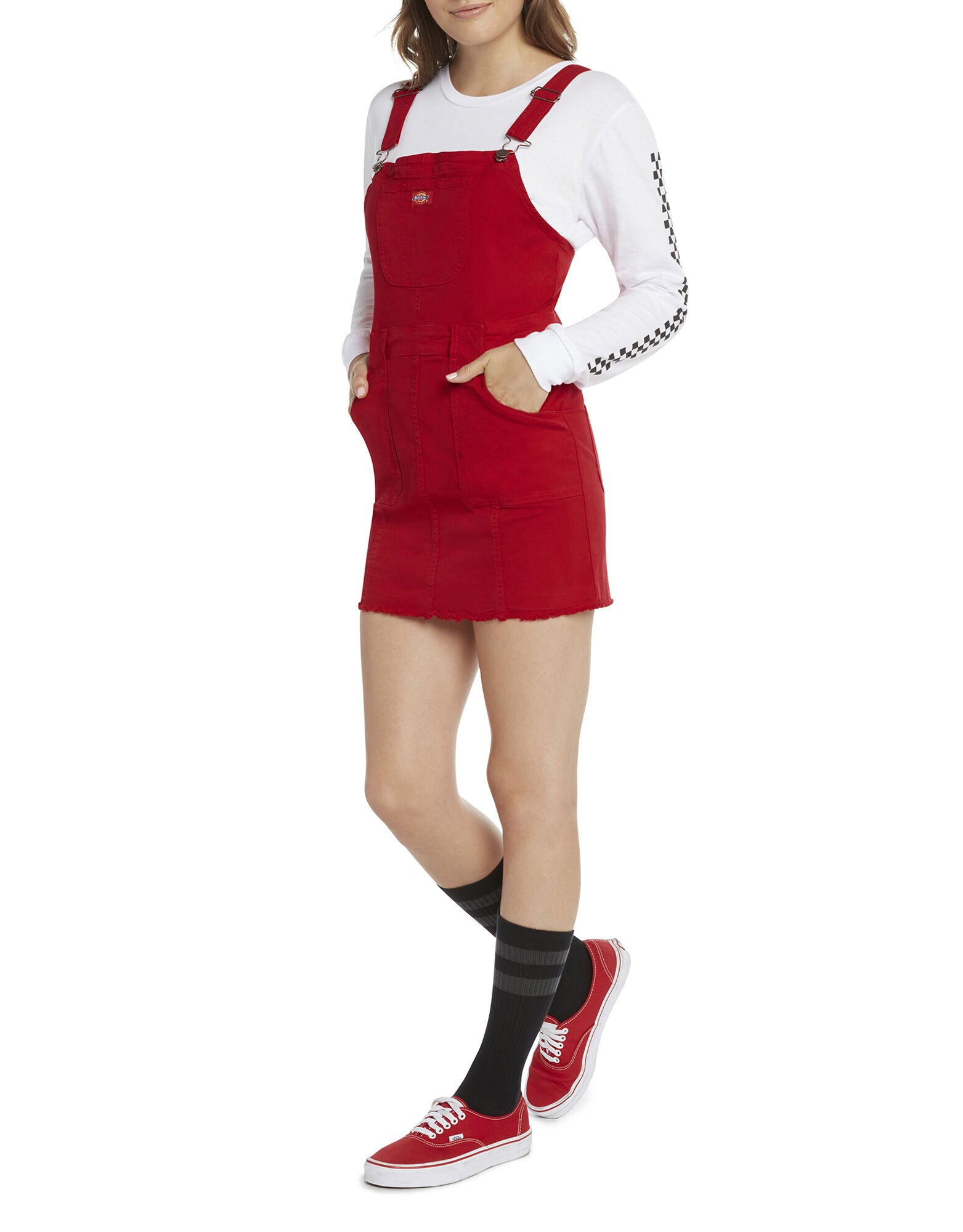DICKIES- OVERALL DRESS BLACK RED OR WHITE HepKat Clothing DICKIES- OVERALL DRESS BLACK RED OR WHITE HepKat Clothing