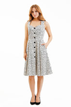 Load image into Gallery viewer, EVA ROSE- BICYCLE BUTTON FRONT DRESS
