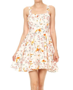 EVA ROSE FOX PRINT- FIT AND FLARE