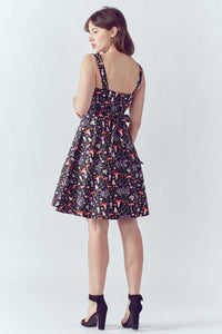 EVA ROSE- MUSHROOM PRINT DRESS