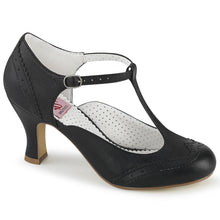 Load image into Gallery viewer, PINUP COUTURE- BLACK OR RED T-STRAP
