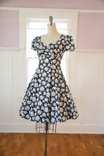 Load image into Gallery viewer, FINAL SALE HEART OF HAUTE-BLACK WILD ROSE DRESS
