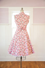Load image into Gallery viewer, HEART OF HAUTE- CORAL WILD ROSE DRESS

