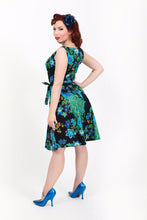 Load image into Gallery viewer, HEART OF HAUTE- PEACOCK PRINT DRESS
