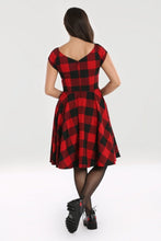 Load image into Gallery viewer, HELL BUNNY- BUFFALO PLAID DRESS
