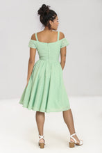 Load image into Gallery viewer, HELL BUNNY- MINT PRAIRE STYLE DRESS
