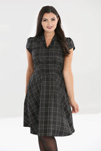 Load image into Gallery viewer, FINAL SALE HELL BUNNY- DARK PLAID DRESS
