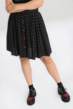 Load image into Gallery viewer, HELL BUNNY- HEART PRINT SKIRT
