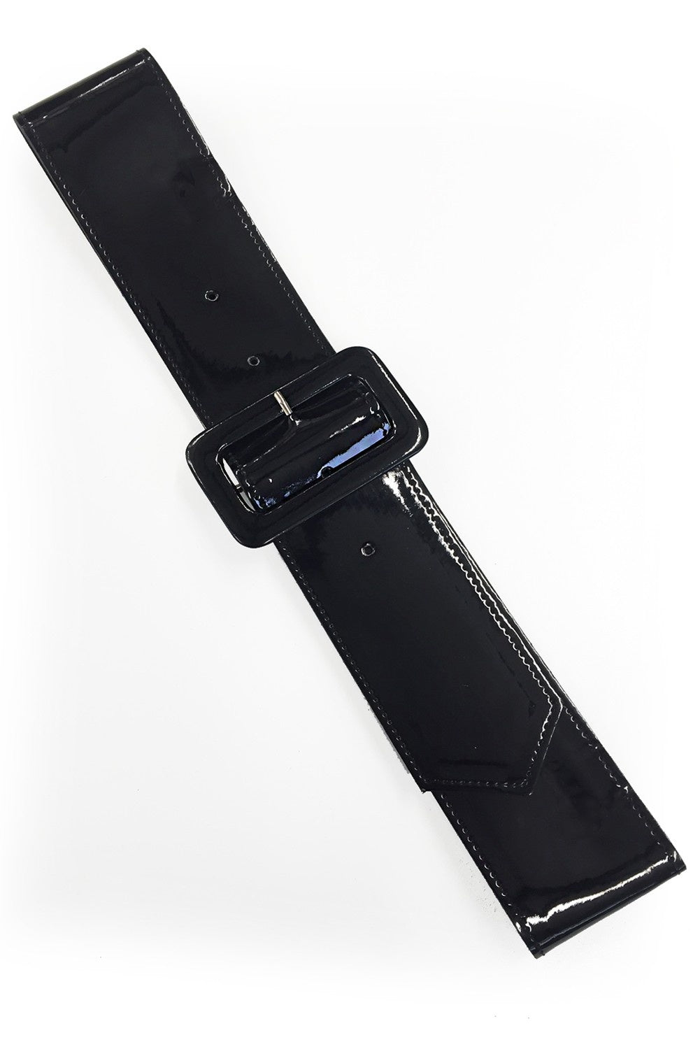 HELL BUNNY- PATENT LEATHER BELT