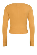 Load image into Gallery viewer, HELL BUNNY- CARDIGAN MUSTARD
