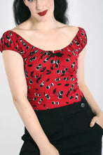 Load image into Gallery viewer, FINAL SALE HELL BUNNY- RED CHERRY TOP
