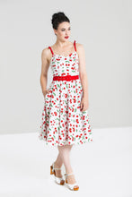 Load image into Gallery viewer, FINAL SALE HELL BUNNY- SWEETHEART CHERRY DRESS
